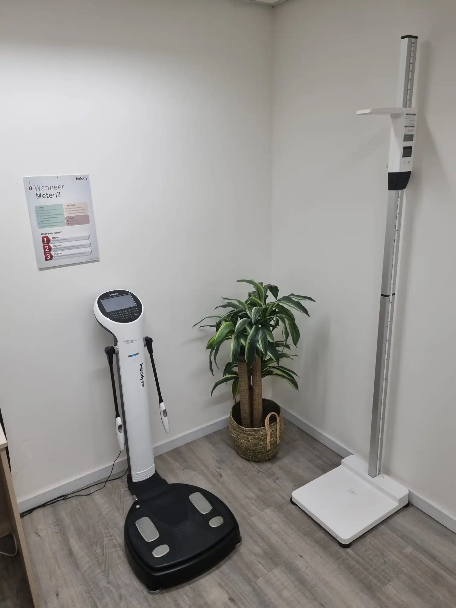 InBody-meting bij Atlas Gezondheid Chiropractie Dordrecht