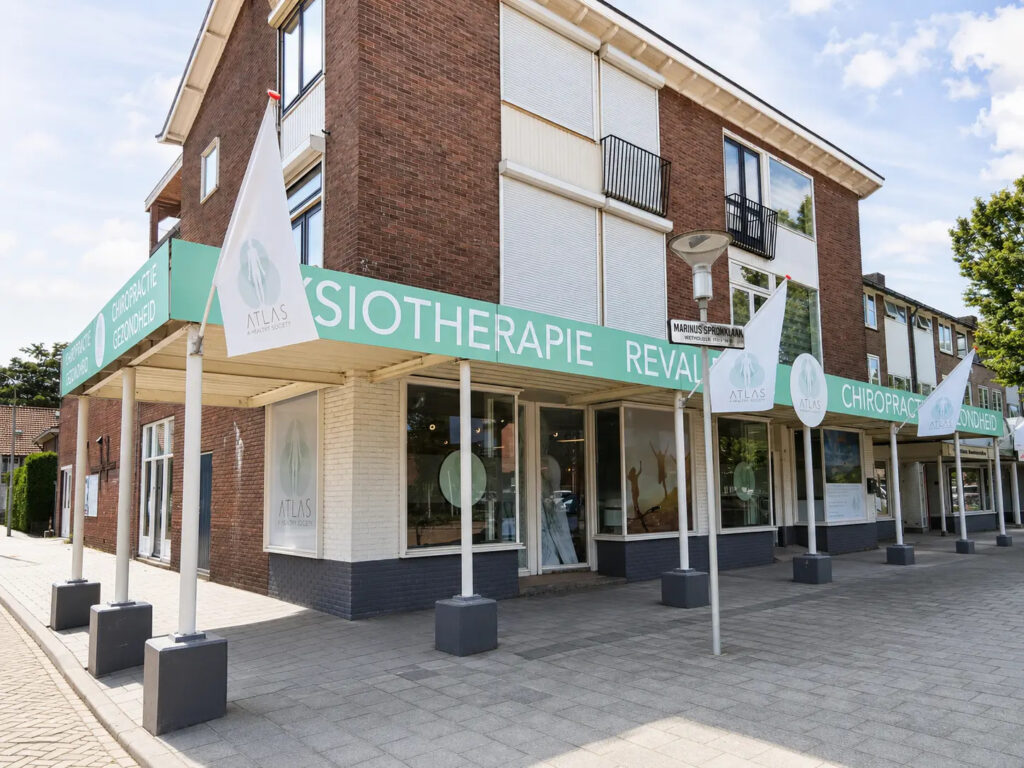 Buitenzijde van Atlas Chiropractie Gorinchem aan de Marinus Spronklaan
